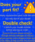 Graphic reminder to check model compatibility for Pantry Drawer End Cap Set Kit W10874836 Left And Right Sides Compatible With Amana Kenmore KitchenAid Maytag Whirlpool Refrigerators Replaces 4449807 AP6004794 FIX11738134