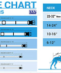 Sizing chart for NBA Licensed San Antonio Spurs Cat Collar With Adjustable Breakaway, showing small cat collar dimensions.
