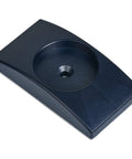 Gate Wall Protector For Indoor Safety Gates, Heavy Duty Bottom Spindle Guard, black material, top view, Made In USA.