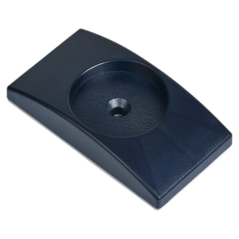Gate Wall Protector For Indoor Safety Gates, Heavy Duty Bottom Spindle Guard, black material, top view, Made In USA.