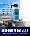 Pressure Washer Pump Saver Antifreeze And Lubricant 4 Oz bottle on a pressure washer, prevents freezing to -25 F.