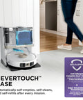 Stratos 2 In 1 Robot Vacuum And Mop With 25 Plus Dope Hands Free Features And NeverTouch Self Cleaning Base for home cleaning