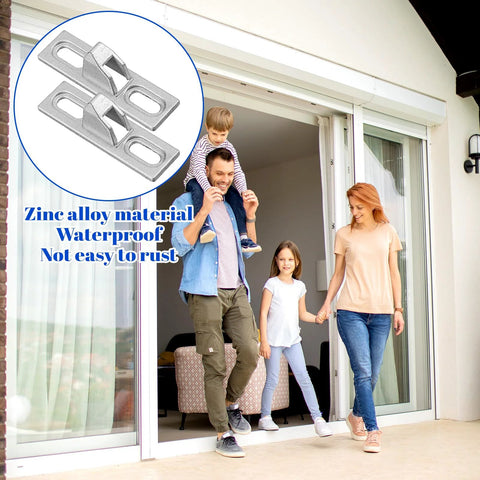 2 Pcs Sliding Door Latch Replacement Kit For Sliding Glass Doors, Screen Doors, And Patio Gates With Mounting Screws