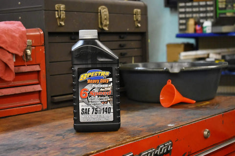 Heavy Duty Platinum Full Synthetic Six Speed Transmission Lube For Harley Transmissions, Smoother Shifting, 1 Quart bottle