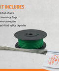 Wire And Flag Accessory Kit For In Ground Fence System And Upgrade Your Yard By One Third Acre Includes 500 Feet Of 20 Gauge Wire 50 Boundary Flags