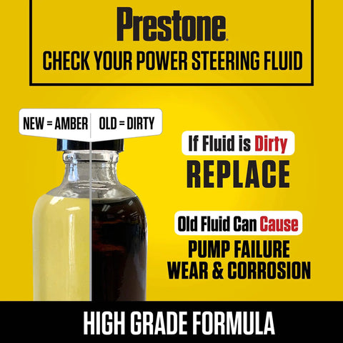 Power Steering Fluid With Stop Leak For 50K Mile Life Anti Wear Protection Leak Prevention And Squeal Guard comparison chart