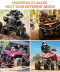 ATVs off-road with Rear CV Axle Shaft With Wheel Bearing For Polaris Ranger RZR S 800 2009 2014 And RZR 4 800 2010 2014 Not Fit RZR 800