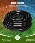 100 Foot 1/2 Inch Drip Irrigation Tubing Kit With 10 Pack 1/2 To 1/4 Inch Fittings Push To Fit 3 Way 4 Way And 6 Way Splitters