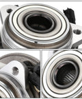 Front Wheel Bearing Hub Assembly With ABS Sensor For Ford Ranger 2009 2010 2011 And Mazda B4000 2003 2010 4x4 4WD, close-up view