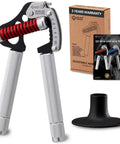 Adjustable Grip Strength Trainer With Handle Extensions From 55 To 176 Lbs for hand and forearm strength, packaging included