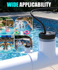 Flow Switch Replacement For Hayward Salt Systems And Salt Cells With 15 Ft Cable Compatible With GLX-FLO-RP, GLX-FLO-HP, And OPT-FS on pool pipe