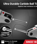 Carbide ball tip Dial Test Indicator With 0 To 0.030 Inches Range, 0.0005 Inches Graduation, Precise Accuracy For Shaft Alignment And Fine Measurements, Industrial Grade Gauge For Machinists And Shop Floor Pros