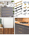 14 Piece Tray Handle Set for Resin Crafts with gold, silver, black stainless steel pulls and diamond crystal knobs