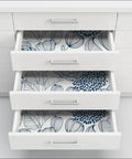Navy Floral Peel And Stick Wallpaper From Secret Garden Pattern Safe For Walls No Mess Residue Free And Easily Removable Repositionable