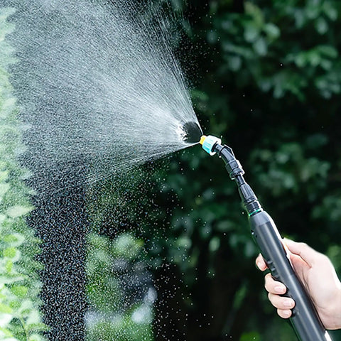 Electric Plant Sprayer Battery Powered Wand Automatic Handheld Watering Sprayer telescopic reach spraying water on plants