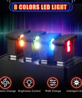 2 Pack Mini USB LED Lights For Car Laptop And Office Lit Ambient Mood Lighting With 8 Color Options 5V USB Powered