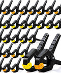 Heavy Duty Plastic Spring Clamps For Woodworking And DIY Projects With Strong Grip Multi Use Balloon Arch Clips Backdrop Holders And Tarp Straps Durable Hand Tool Kit In Two Colors Perfect For Tough Jobs, 30 pack