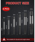 Top Rated 6-Piece Screw Extractor Set Made From Heavy Duty Carbon Steel. Ultimate Damaged Bolt Remover Kit For Stripped Screws and Stuck Fasteners. Perfect Easy Out Tool For Daily DIY Repairs And Tough Jobs That Need Real Grit To Get The Job Done Right. 6-piece extractor sizes 3-12mm