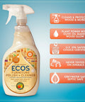Olive Oil Based Furniture Polish With Citrus Oils For A Clean And Shiny Wood Finish That Lifts Dirt And Grease While Bringing Out The Natural Grain Pack Of 2 22 Oz Each bottle with features listed.