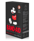 Fun Mickey Mouse Themed Bandage Set For Kids With 20 Count Of Assorted Adhesive Strips Easy On Skin Box with Mickey design