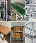 Various setups using 2020 3030 Series Cable Clips And T Slot Aluminum Profile Accessories for custom 3D printers and CNC projects.