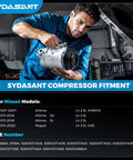 Top Grade AC Compressor Replacement For Nissan Altima And Rogue 2.5L Models 2007 To 2020 Vcs 14Ec Style being held by mechanic.