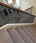 Staircase with Banister Guard Mesh Net for Stairs and Balconies Kid and Pet Safe Gate 10 ft Long by 2.6 ft High Indoor Outdoor Stair Rail Net