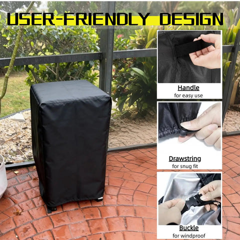 Heavy Duty Waterproof Table Saw Cover Built Like A Tank For Job Sites And Home Workshops Insanely Durable Oxford Fabric with handle and drawstring.
