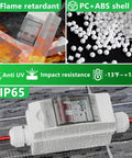 32 Amp 500V DC Solar Disconnect Switch with Plug and Play Connector in IP65 Waterproof Box, flame retardant and impact resistant.