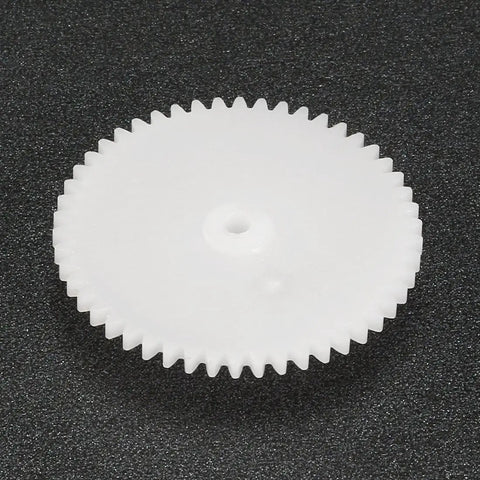 Plastic Gear Set Ten Pieces 48 Teeth Model 48102B Worm Reduction Gears for RC Cars, 0.5 Modulus, 25mm OD, 5.8mm Thick