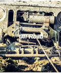 Off-road vehicle in mud using Beefy UHMWPE Winch Rope With G80 Forged Hook And Tube Thimble Pre Stretched And Heat Set ICO Thane 10 Coating One Half Inch By One Hundred Feet Blue Eight Colors In Six Sizes High 29,700 Lb Breaking Strength