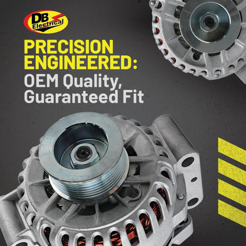 12V 180A Clockwise Alternator Replacement For Ford F-250 And F-350 Super Duty 2003-2007 Drop-In With Internal Regulator.