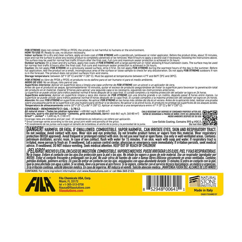 Real Deal Solvent Based Stone And Concrete Sealer For Granite Marble Limestone Indoors Outdoors One Gallon label description