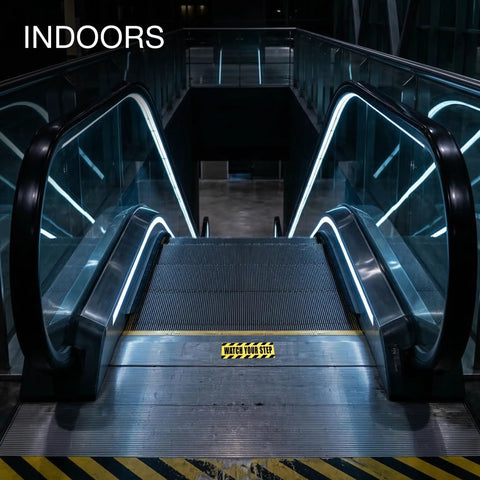 Watch Your Step Adhesive Vinyl Stickers Pack Two Count 10x3 Inch Bright Yellow And Black Hazard Signage For Doors Stairs Thresholds And High Visibility Areas In Homes Offices Warehouses And Public Spaces on indoor escalator step