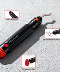 MechClaw heavy-duty tube cutter for 3/16–2 in tubes with 360° swivel head and replaceable blade.