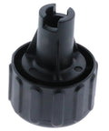 OEM Table Saw Fence Knob N506822 Replacement for DWE7491RS showing black durable build, fits 2.25 x 1.75 x 1.75 inches