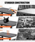 Comparison of 36 By 24 Inch Beefy Heavy Duty Welding Table On Wheels With Storage And Pegboard against wooden alternatives.