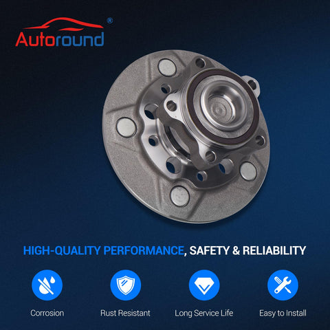 Front Wheel Bearing And Hub Assembly For Ford Transit 2015 To 2019 5 Lug Front Left Or Right Direct Fit Replacement