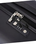 Explosion-Proof Zipper Pull Replacement Kit For Luggage And Suitcases, 10-Pack Nylon Puller Heads, showing installed on suitcase for travel security