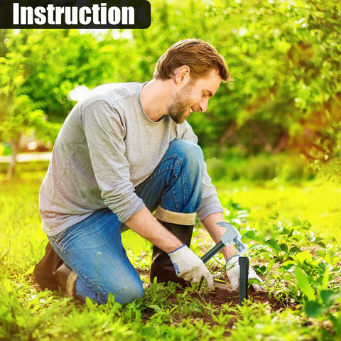 Using Beefy Heavy Duty Plastic Landscape Stakes 30 Pack, 10 Inch Plant Supports for Lawn and Garden, Durable Nylon Anti Corrosion Stakes