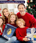 Family with Solar Robot Kit, a hands-on STEM building robots kit for kids ages 8 to 12 with solar powered space robot toys, 120 pieces.
