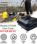 Gas Fuel Tank Compatible With GX160 GX200 Engines Harbor Freight Predator 212cc displayed near small engine machine outdoors