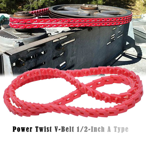 Adjustable Half Inch Wide 10 Feet V Belt for Tools and Machinery on wood lathe, PU and polyester, table saw compatible.