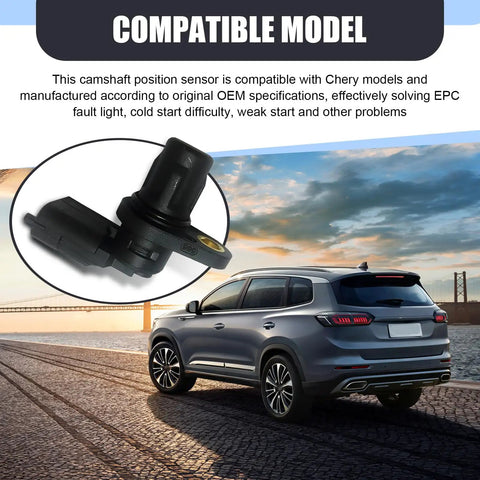 Straight Plug Play Camshaft Position Sensor Smashes Extreme Heat And Instantly Ditches Check Engine Lights Direct OEM replacement with exterior view.