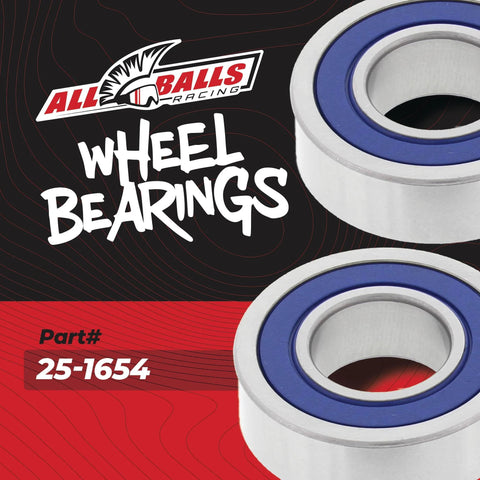 All Balls Racing front wheel bearing kit, part number 25-1654, for CBR600RR 2003-2006 and RVT1000R RC51 2000-2006