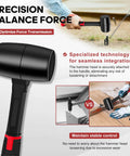 16oz Rubber Mallet Hammer with double-faced soft head, fiberglass handle, ergonomic grip used for flooring and tents