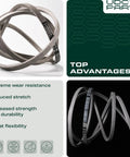 Replacement Drive Belt For John Deere EZtrak Z425 Z445 Z465 Zero Turn Mowers Aramid Cord V Belt 0.49 Inch Wide By 42.2 Inch Long M154157