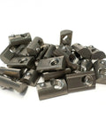 Stainless Steel Self Aligning Roll In T Nuts Ball Spring 25 Pack 15 Series Aluminum Extrusion T Slot Hardware displaying rugged design.