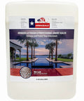 5 Gallon Wet Look Paver Sealer for Natural Stone, Pavers and Concrete Surfaces - Heavy Duty Protection in a white container.