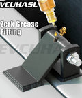 Rock Solid Heavy Duty Weld On Trailer Hinges featuring Zerk grease fitting for easy lubrication, durable cast iron construction.